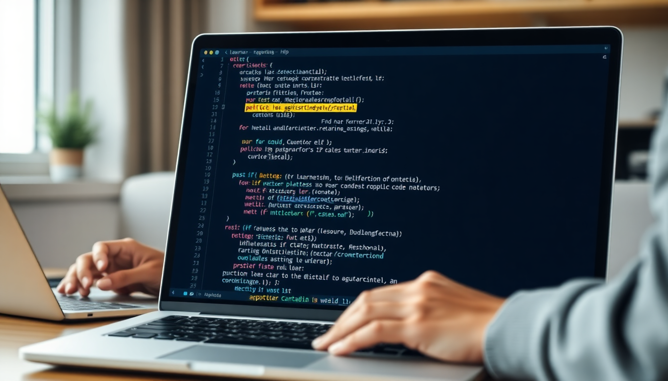 파이썬 코드 편집기에서 정확한 들여쓰기와 if, elif, else 조건문이 잘 보이는 이미지
